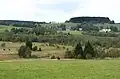 Pohled na rezervaci od osady Paseka
