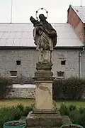 Paseka, sv. Jan Nepomucký, 1735, Filip Sattler.JPG