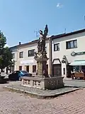 Náměstí se sochou sv. Floriána
