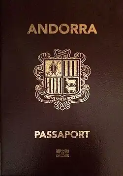 Andorrský cestovní pas