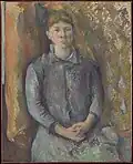 Madame Cézanne, kolem 1886, The Detroit Institute of Arts