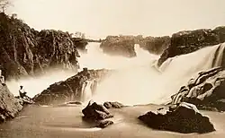 Vodopády Paulo Afonso Falls, provincie Bahia, Brazílie, 1875