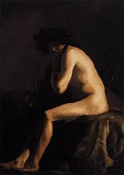 Bakchus, olej na plátně, 1630–1635, 149x106 cm