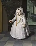 Paulus Moreelse: Dívka se zlatým řetězem, 1632