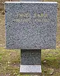 Symbolický hrob P. Babíka na Čestném pohřebišti popravených a umučených z padesátých let (III. odboj) na Ďáblickém hřbitově