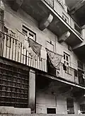 Pavlače domu, historické foto z druhé poloviny 20. století
