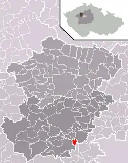 Pavlov na mapě