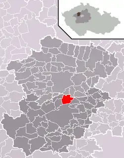 Pchery na mapě