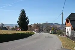 Příjezd do Peckova od Vacova
