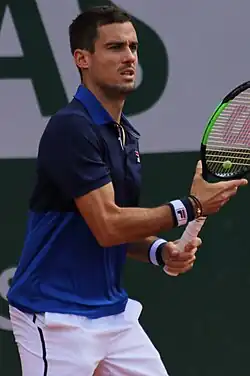 Guido Pella na French Open 2019