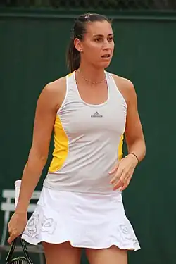 Flavia Pennettaová na French Open 2015