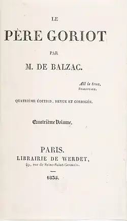 Knižní vydání z roku 1835
