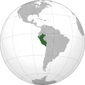 Poloha Peru