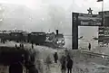 Příjezd prvního vlaku do tábora, prosinec 1941
