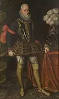 Kníže Petr Arnošt I. z Mansfeldu (1517–1604), španělský místodržící v Lucembursku a v Nizozemsku