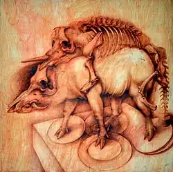 Bez názvu XI, nedatováno, americká retuš, 119 × 120 cm
