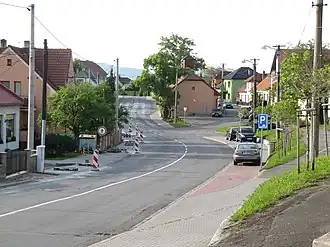 Silnice II/493 v Petrůvce