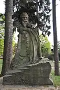 Václav Suchomel, Socha malíře Petra Maixnera, 1917, Smetanovy sady, Hořice