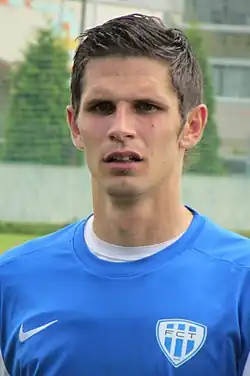 Petr Javorek v dresu Táborska (2014)