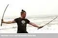 Petr Nůsek během workshopu katana - Iaido