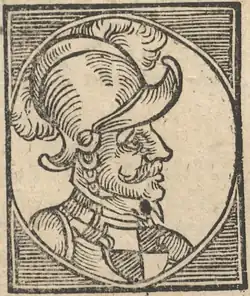 Petr Voračický z Paběnic (B. Paprockiː Diadochos id est svccessio, 1602)