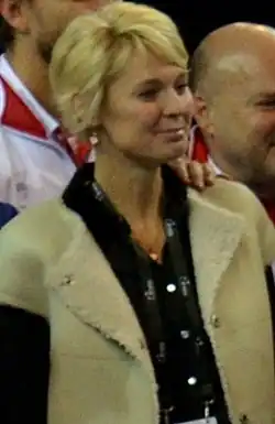 Petra Černošková během finále Fed Cupu 2016