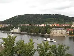 Vrch Petřín v Praze