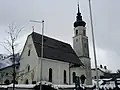 Katolický filiální kostel svatého Josefa a Barbory se hřbitovem