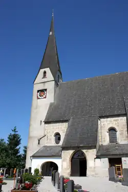 Farní kostel v Sankt Georgen am Fillmannsbach