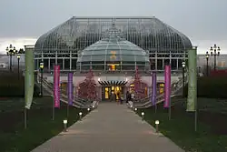 Hlavní vstup do botanické zahrady