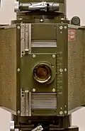 Zeiss Photheo 19/1318 – detail přední části s objektivem