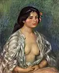 Auguste Renoir: Gabrielle s rozepnutou blůzou, kolem 1907