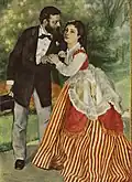 Pierre-Auguste Renoir: Snoubenci (Les fiancés), asi 1868
