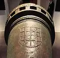 Dělo s erbem velmistra Pierra d'Aubusson