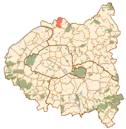 Pierrefitte-sur-Seine na mapě