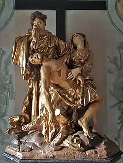 Jiří Antonín Heinz: Pieta (nad svatými schody)