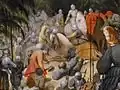 Brueghel: Obrácení sv. Pavla, detail