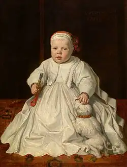 Pieter van Lint jako dítě