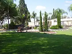 Společná jídelna v kibucu ha-Ma'apil