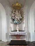 Vedlejší oltář sv. Jana Evangelisty