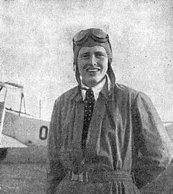 Pilotka Margarethe Ferraris-Kohnová, držitelka 6 národních rekordů na Š-139