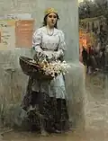 Prodavačka květin, 1908
