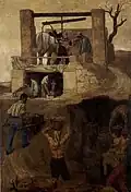 Soběslav Pinkas Dělníci na Montmartru (1858)