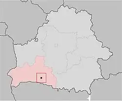 Pinsk na mapě