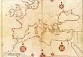 Mapa Evropy, Piri Reis, 1521–1525