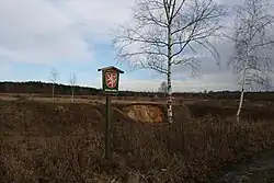 Vrchní pohled do prostoru památky