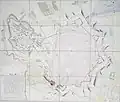 Plán brněnské pevnosti z roku 1754