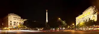 Place du Châtelet v noci