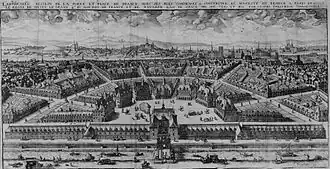 Projekt náměstí v roce 1610