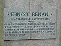 Pamětní deska Josepha Ernesta Renana